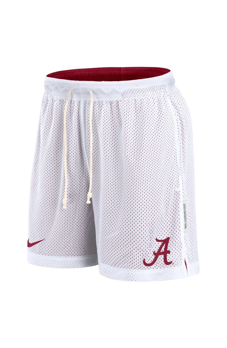 Nike Men's Nike White/Crimson Alabama Crimson Tide Primetime Reversible Performance Shorts, Alternate, color, White