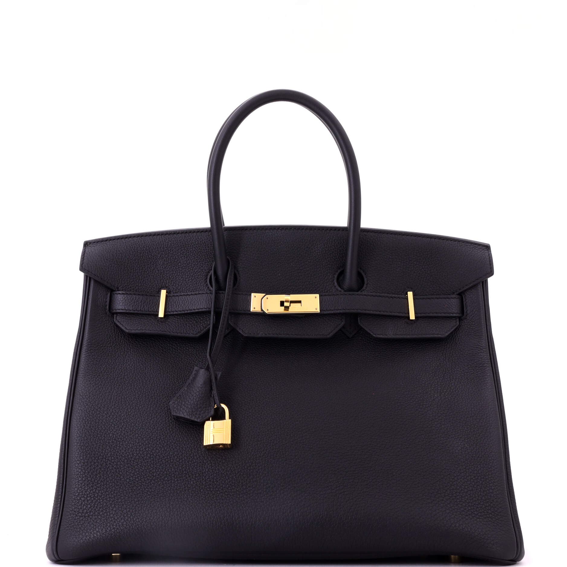 Birkin Handbag Black Togo with Gold Hardware 35, Main, color, Black