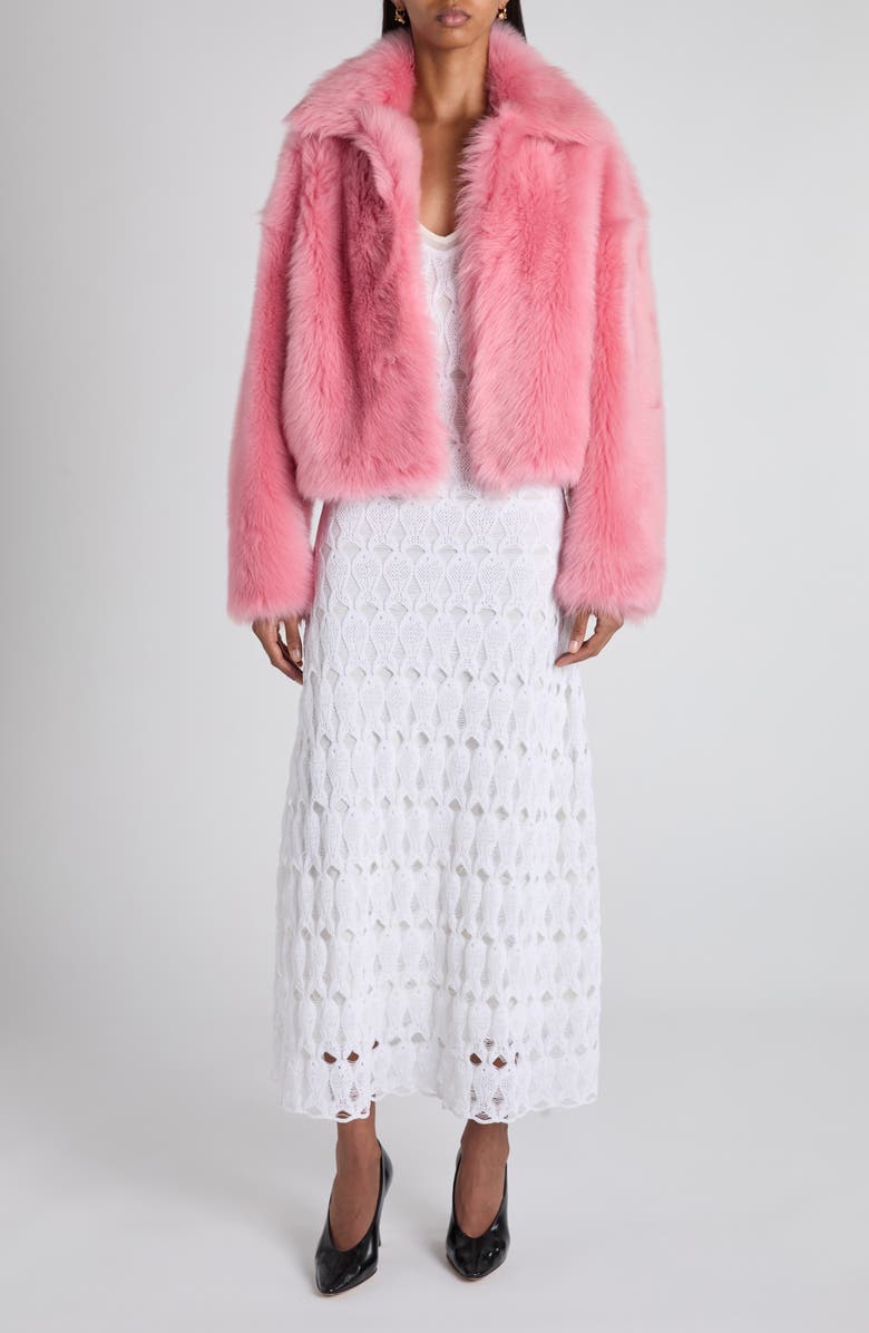 Bottega Veneta Cotton & Silk Fish Lace Slipdress, Alternate, color, 9071 Chalk