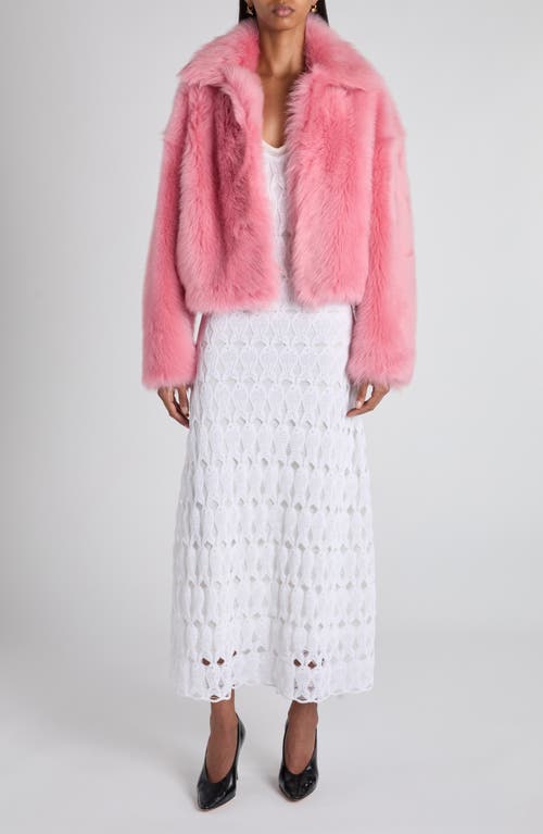 Bottega Veneta Toscana Shearling Cropped Blouson