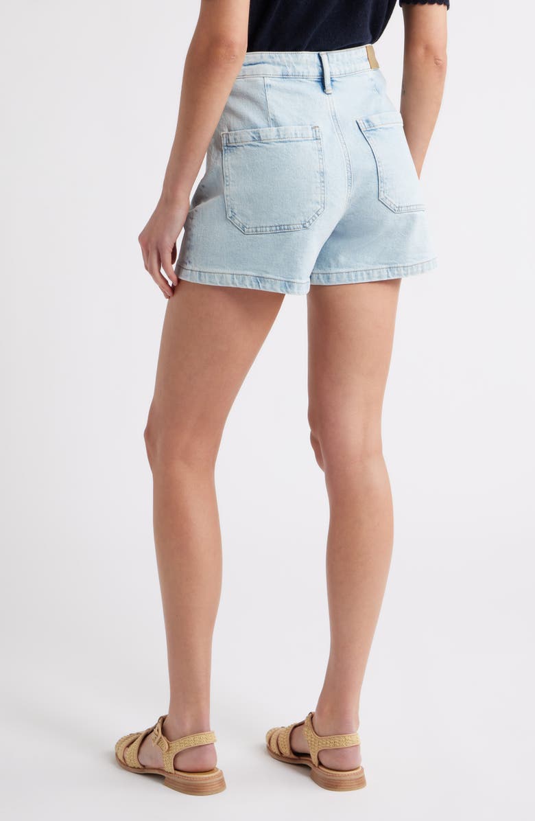 Mavi Jeans Erin Patch Pocket High Waist Denim Shorts, Alternate, color, 