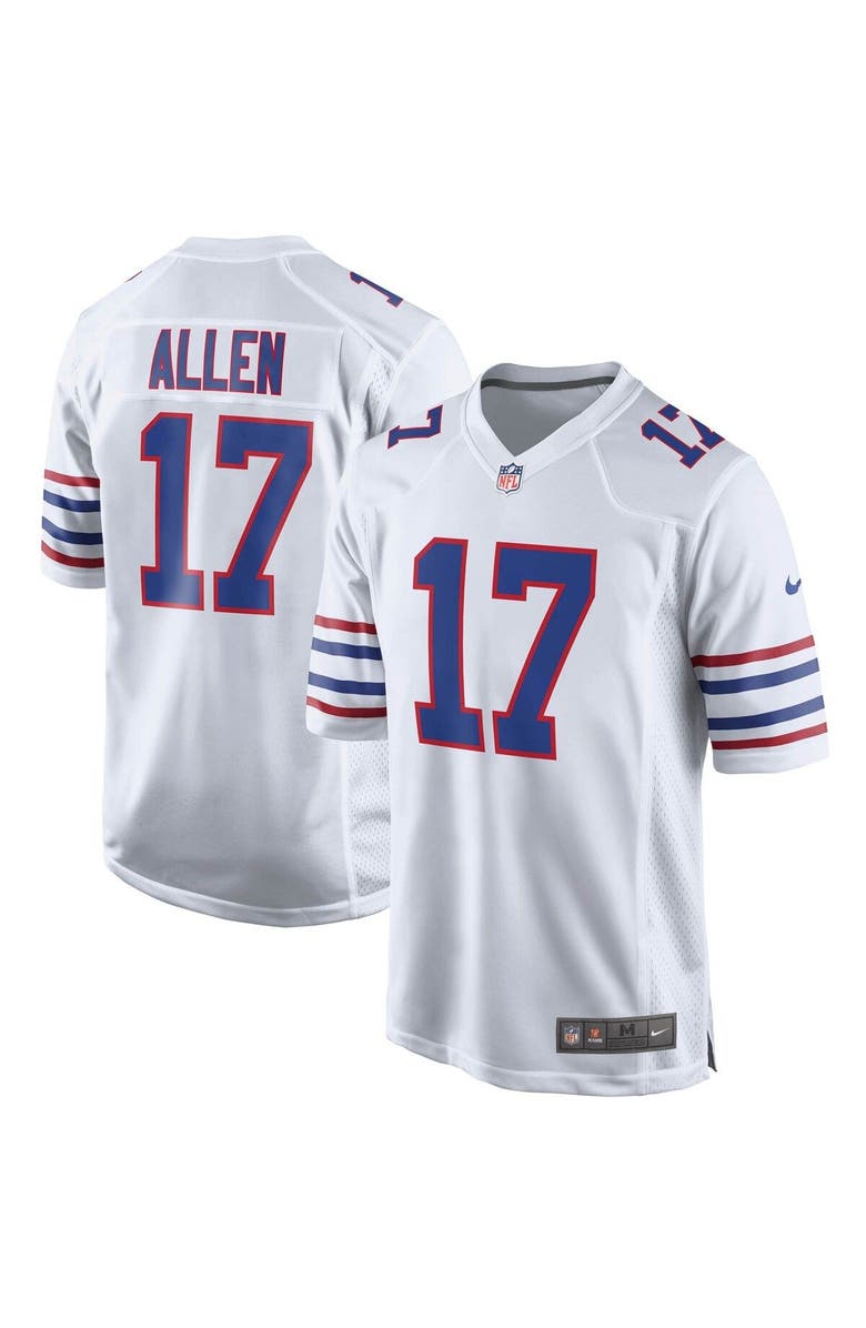 Nike Youth Nike Josh Allen White Buffalo Bills Game Jersey, Main, color, 