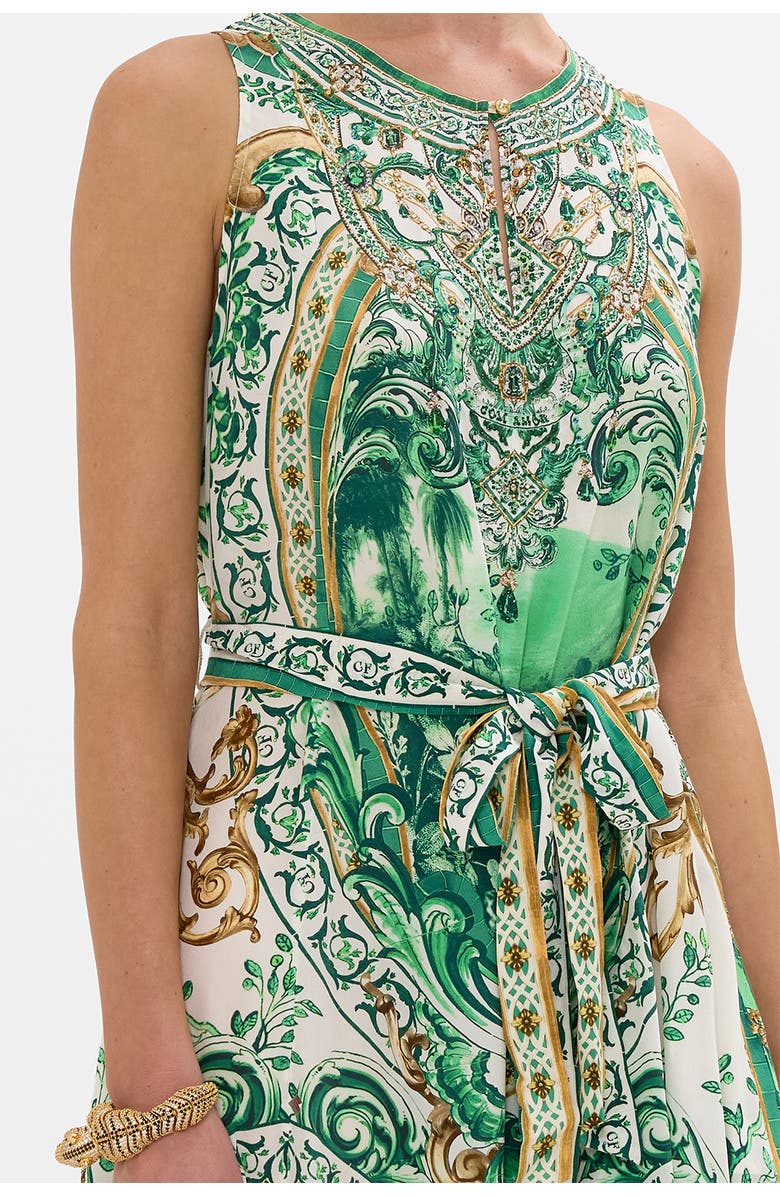 Camilla Flared Jumpsuit Corridor Of Calm, Alternate, color, Corridor Of Calm