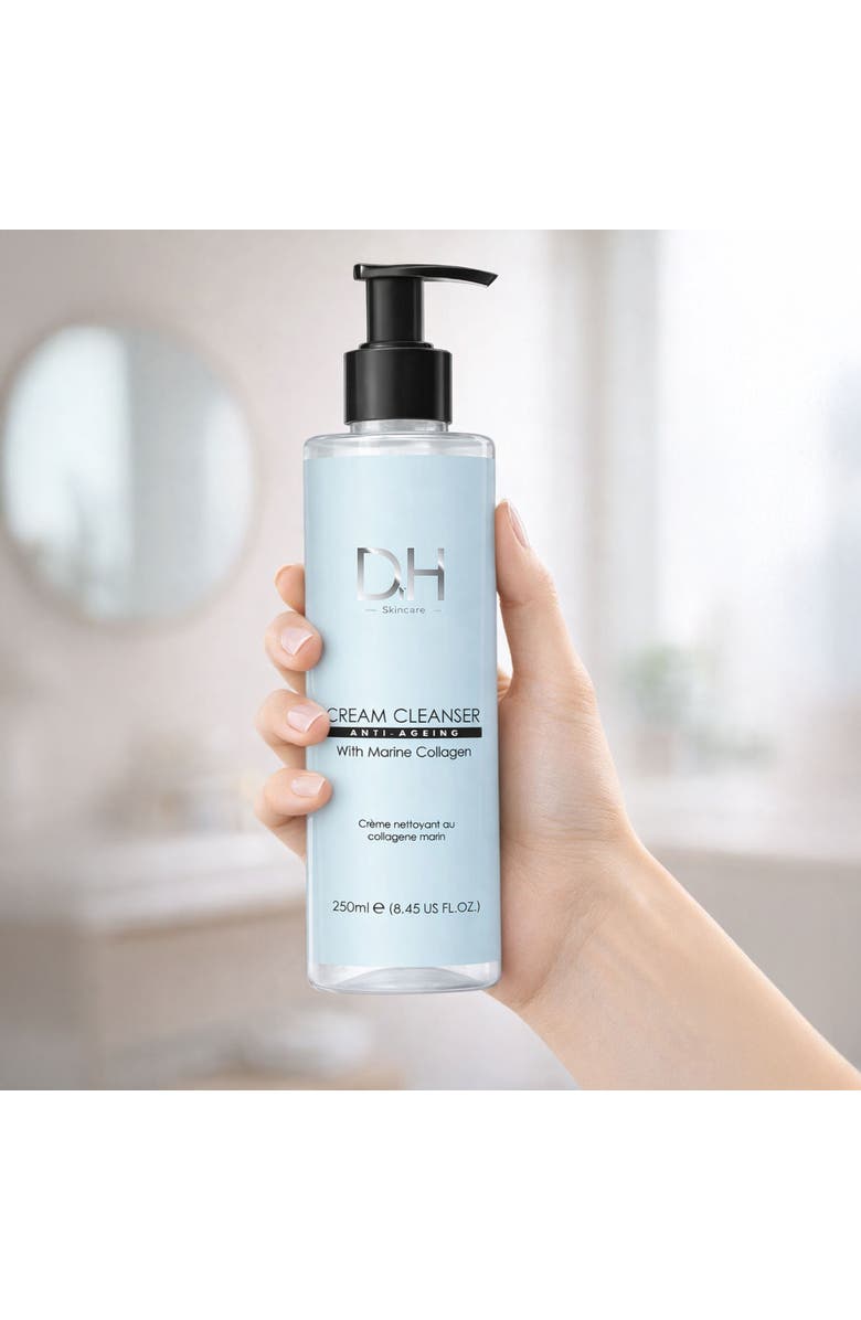 Dr H Anti-Ageing Cream Cleanser with Marine Collagen 200ml, Alternate, color, White