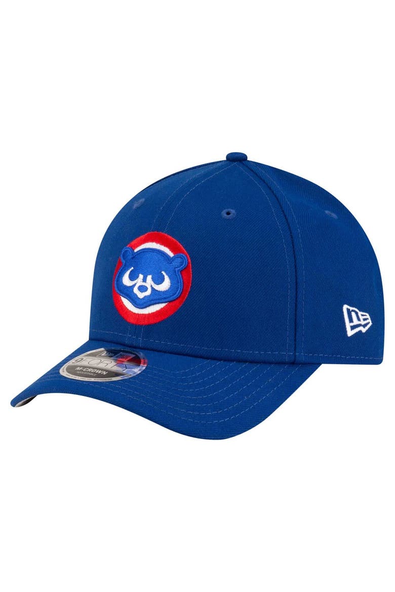 Men's New Era Royal Chicago Cubs Player Replica 9FORTY Adjustable Hat, Main, color, Royal