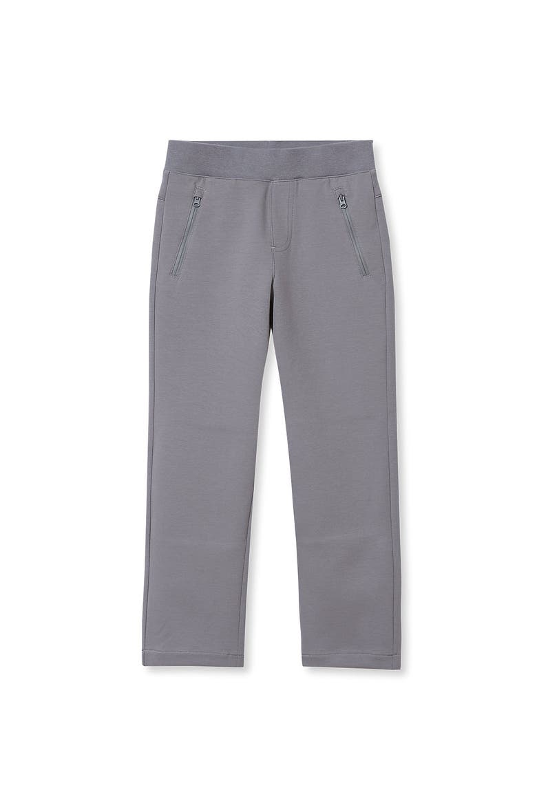 Boys Active Iron Knee Knit Pants, Main, color, Charcoal Gray