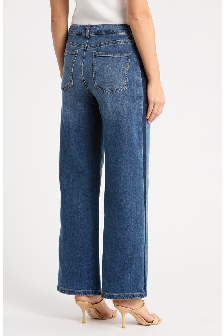 Side Seam Denim Shadow Jeans, Alternate, color, BREAKING DAWN BLUE