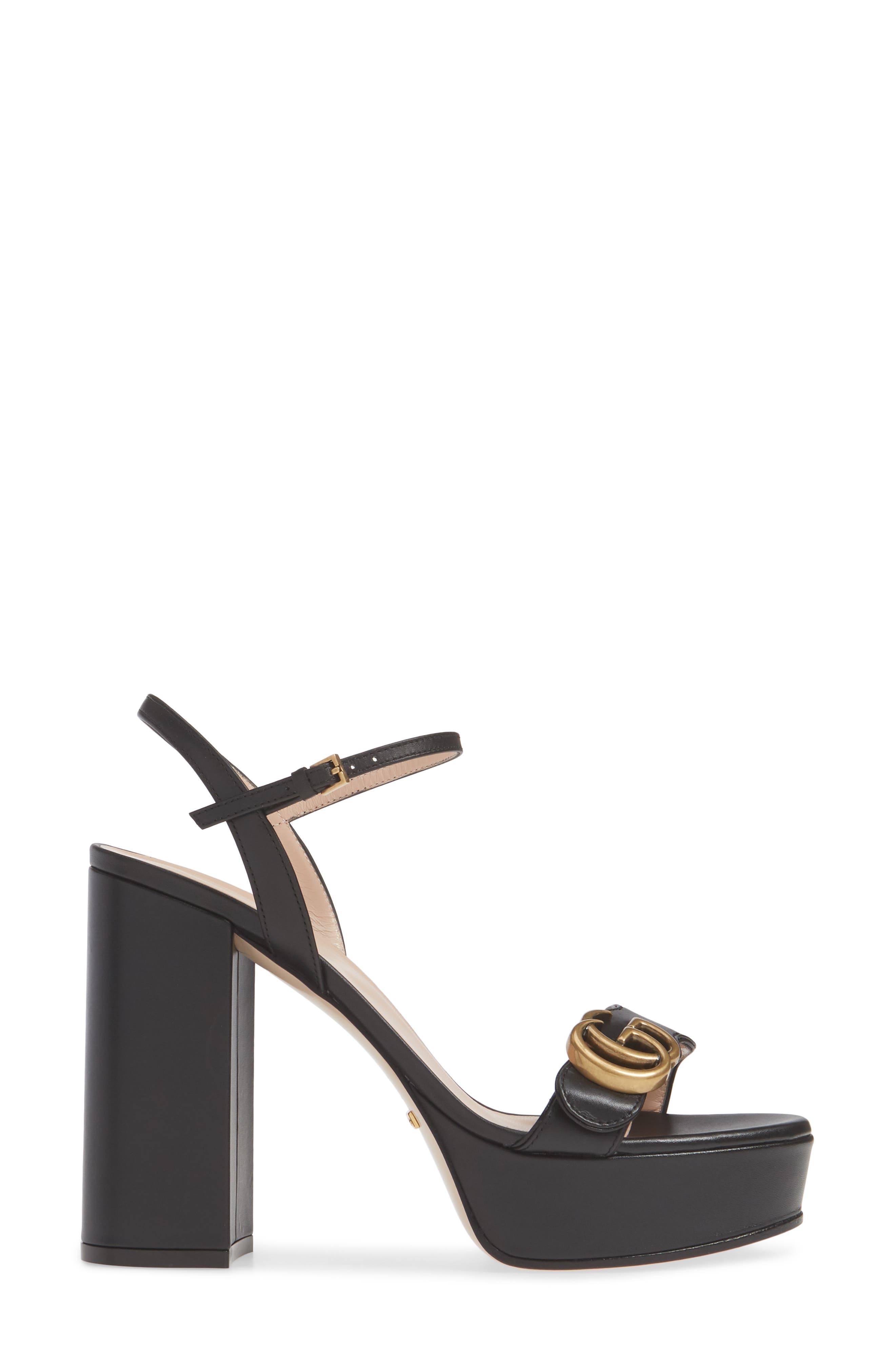 Gucci GG Platform Sandal, Alternate, color, 