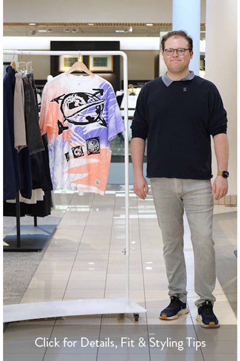 Oversize Worldwide Soccer Print T-Shirt video