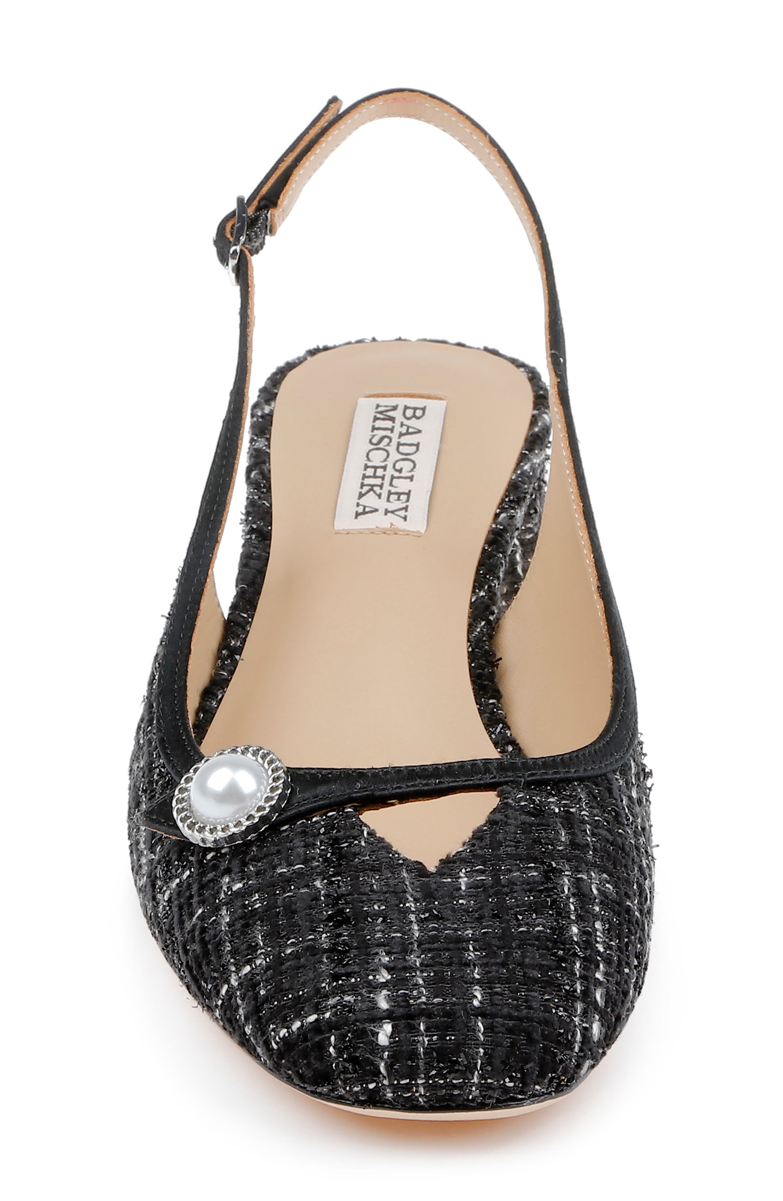 Badgley Mischka Collection Veera Slingback Pump, Alternate, color, Black Multi