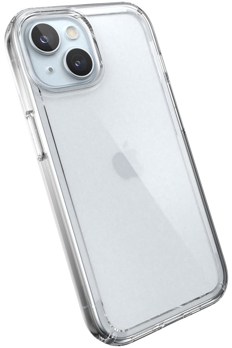 Gemshell Grip Case for Apple iPhone 15 / 14 / 13 / iPhone 16e, Alternate, color, Clear