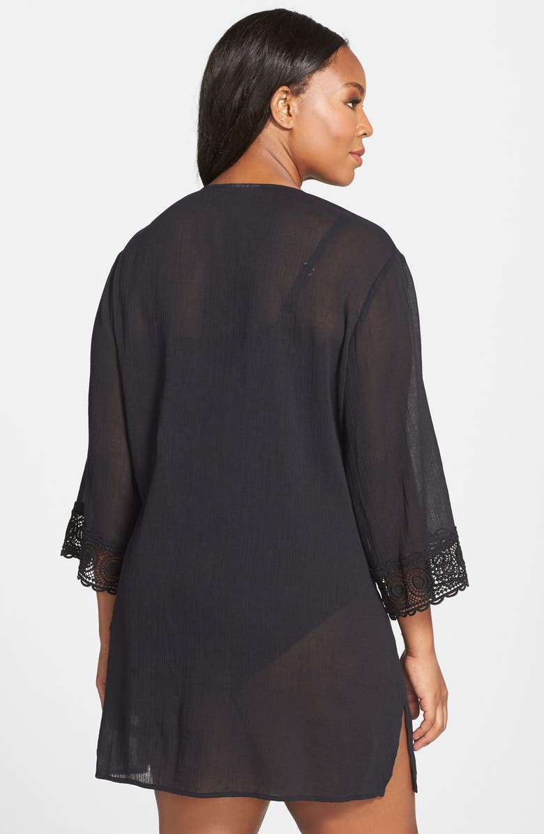 La Blanca 'Island Fare' V-Neck Tunic Cover-Up, Alternate, color, 