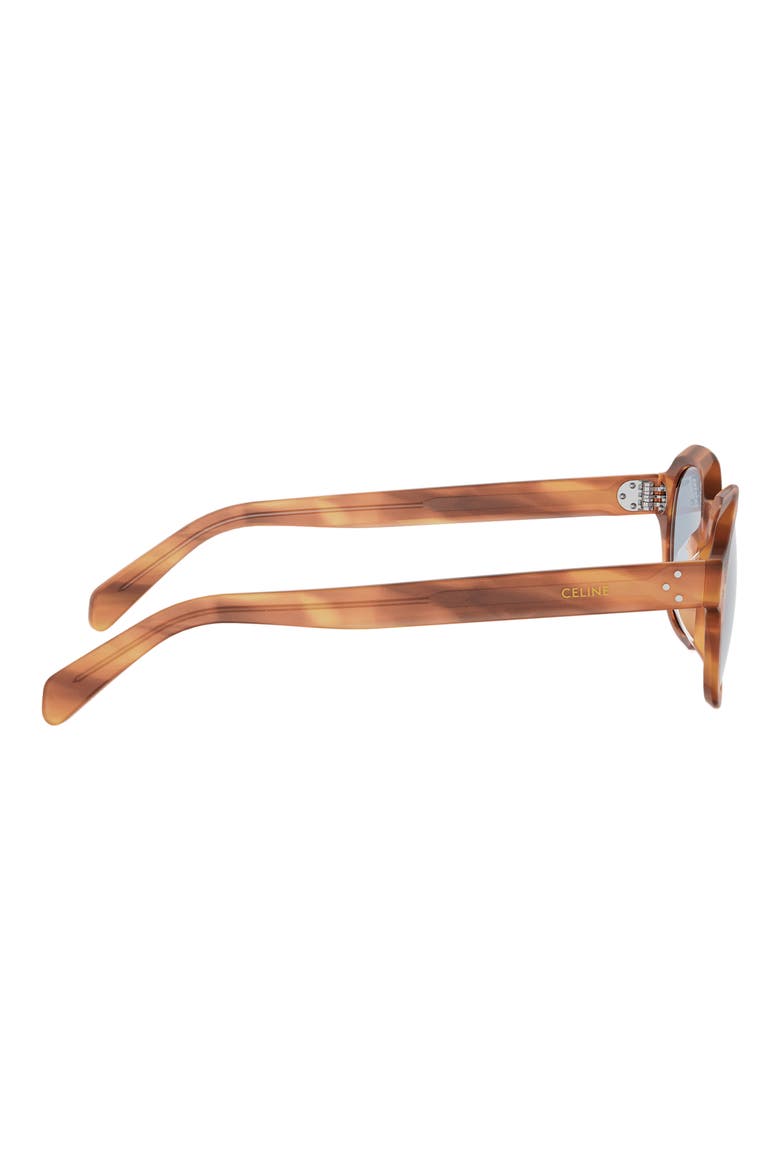 3 Dots 48mm Round Sunglasses, Alternate, color, BLONDE HAVANA / BLUE