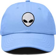 Dalix Alien Embroidered Classic Dad Cap