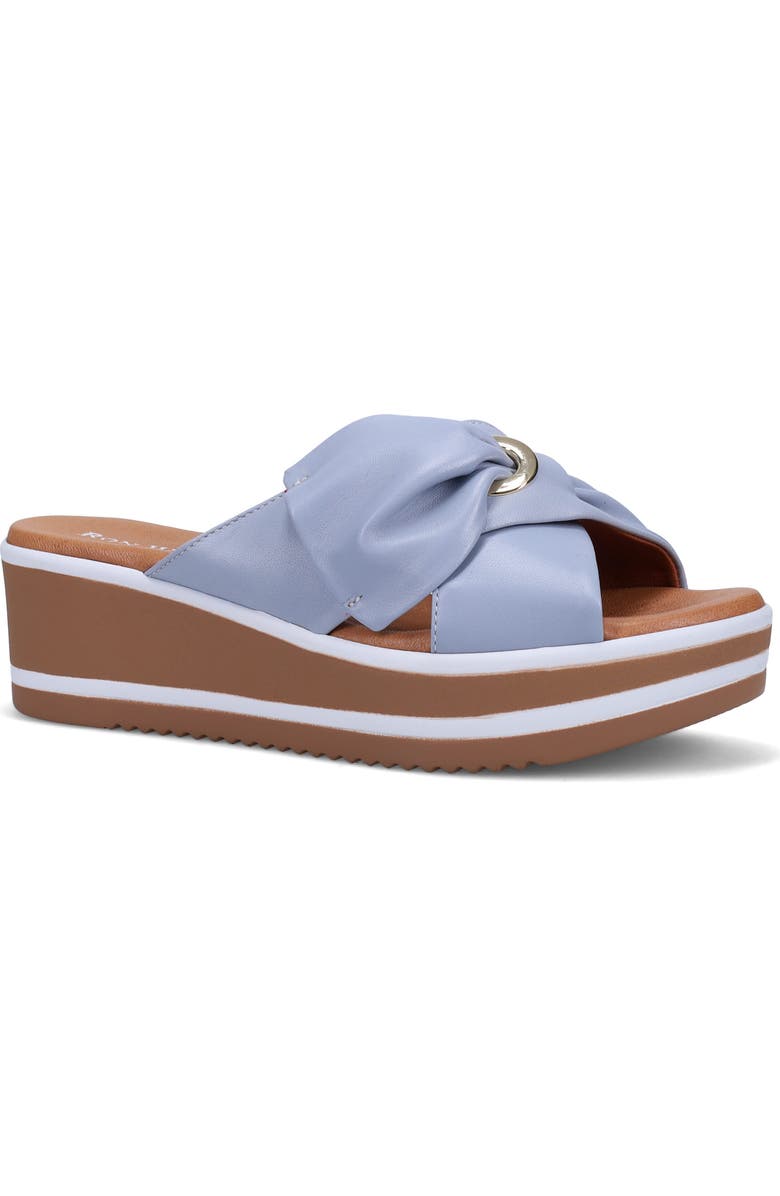 Ron White Patrika Platform Wedge Slide Sandal, Main, color, Periwnkle