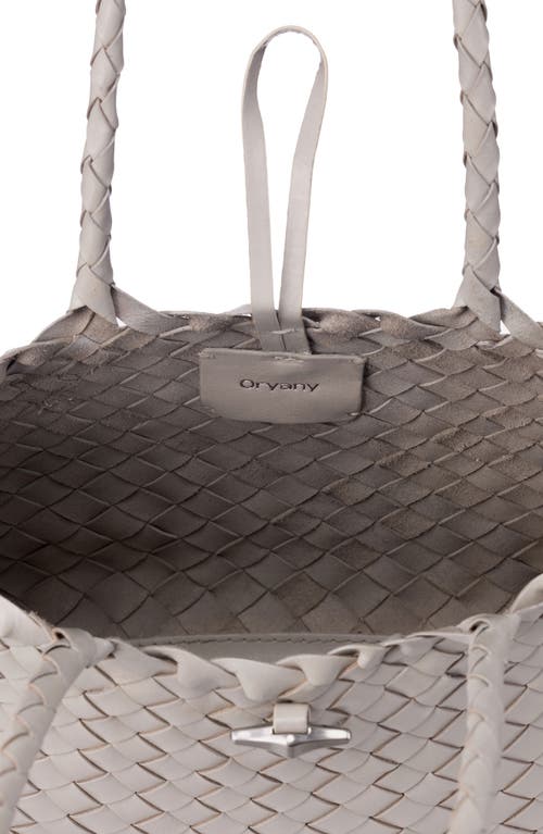 Shop Oryany Kayla Woven Leather Shoulder Bag