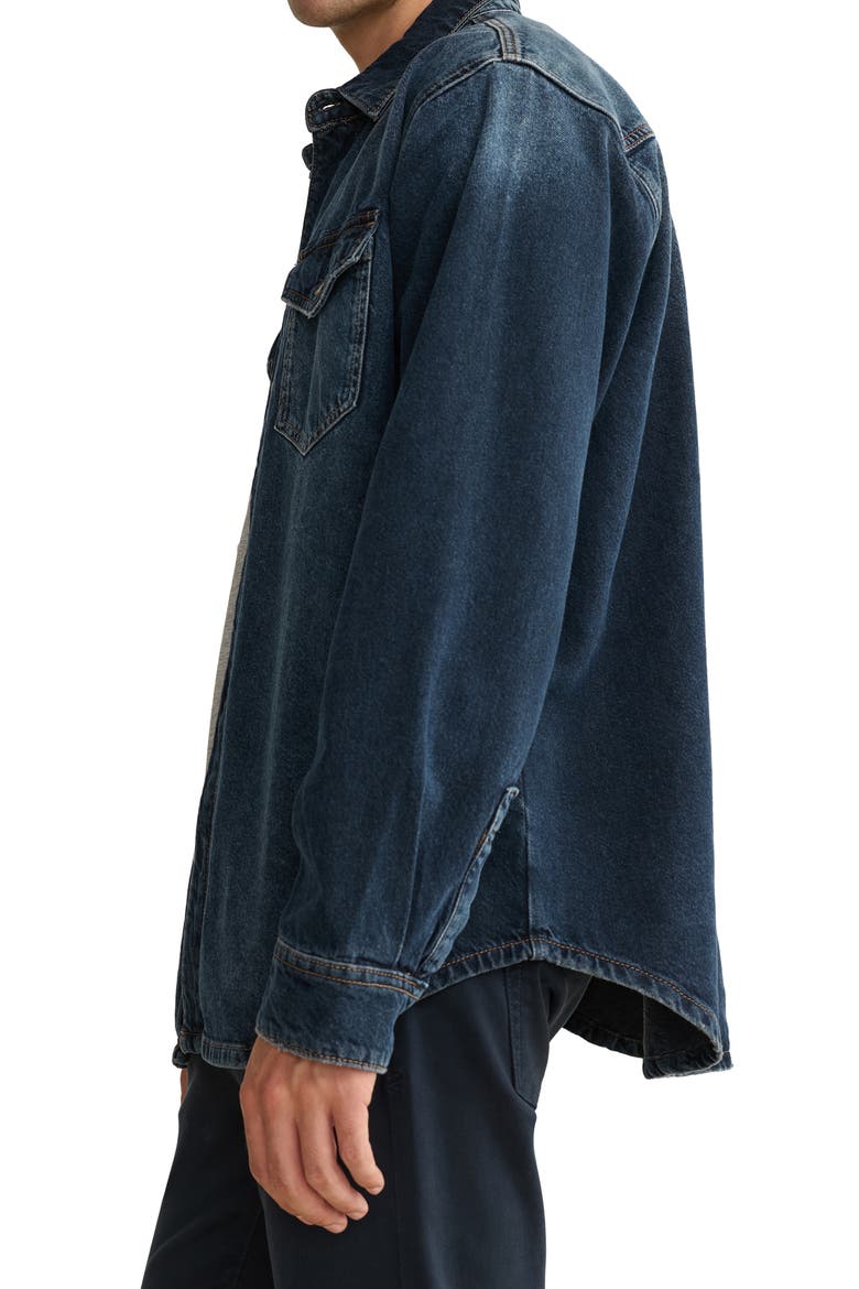 DET Denim Button-Up Shirt, Alternate, color, PORTER