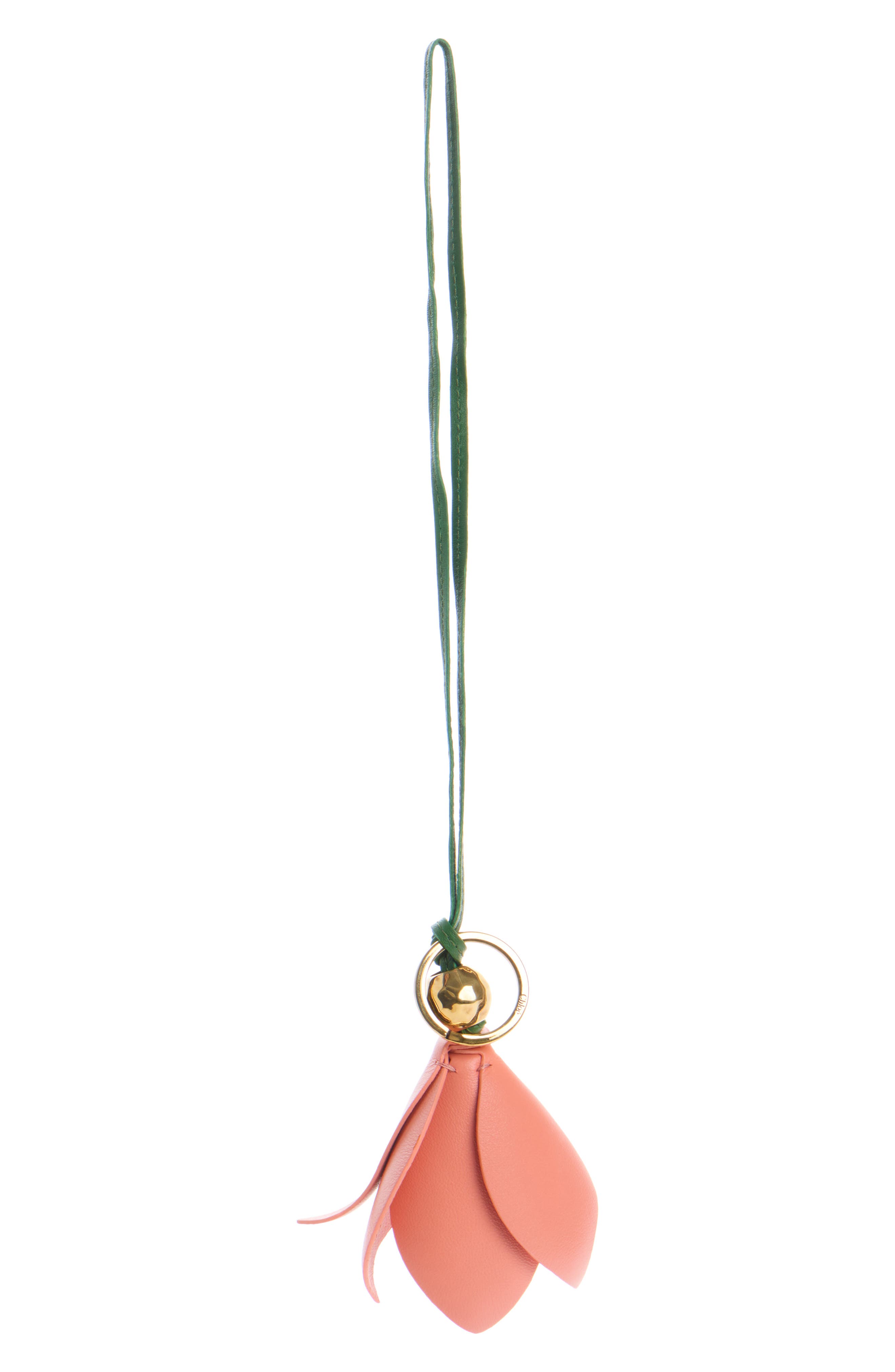 Chloé Symbols Tulip Bag Charm In Red