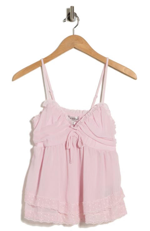 Double Tier Lace Trim Cami