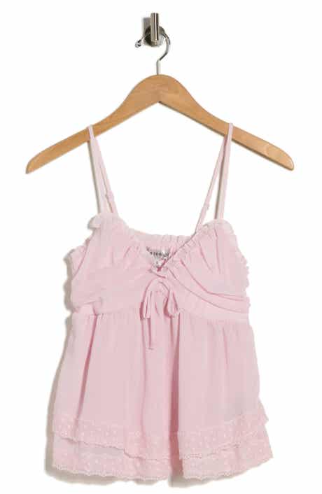 Madden Girl Double Tier Lace Trim Cami