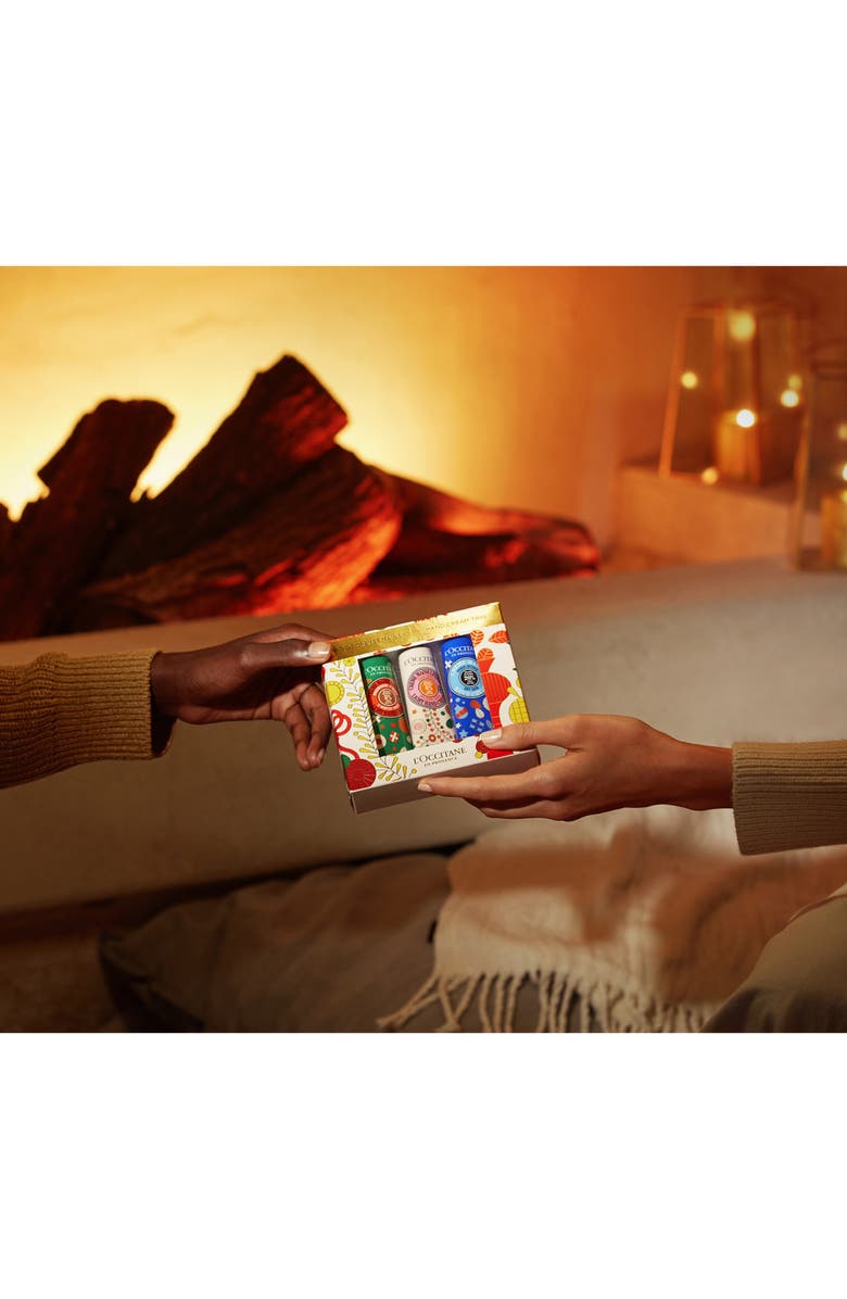 L'Occitane Hand Cream Indulgences Set USD $36 Value, Alternate, color,