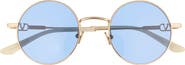Valentino 50mm Round Sunglasses