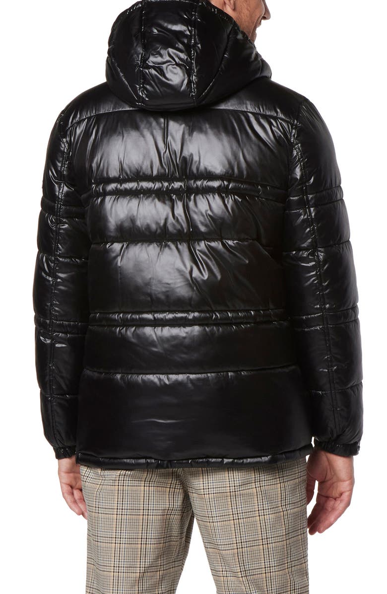 Andrew Marc Gotham Water Resistant Mid Length Puffer Jacket, Alternate, color,