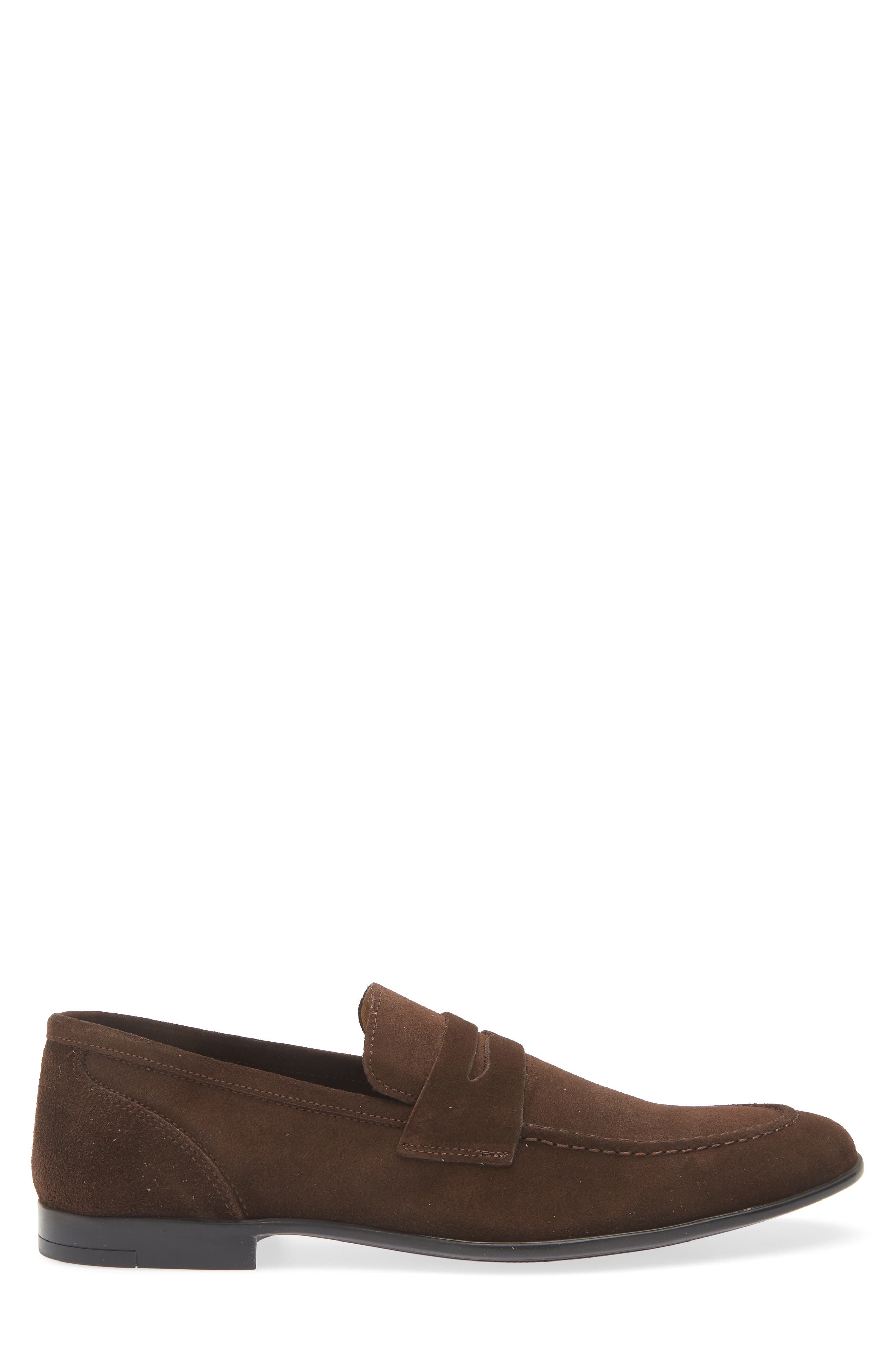 Bruno Magli Lastra Unlined Loafer, Alternate, color, Brown Suede