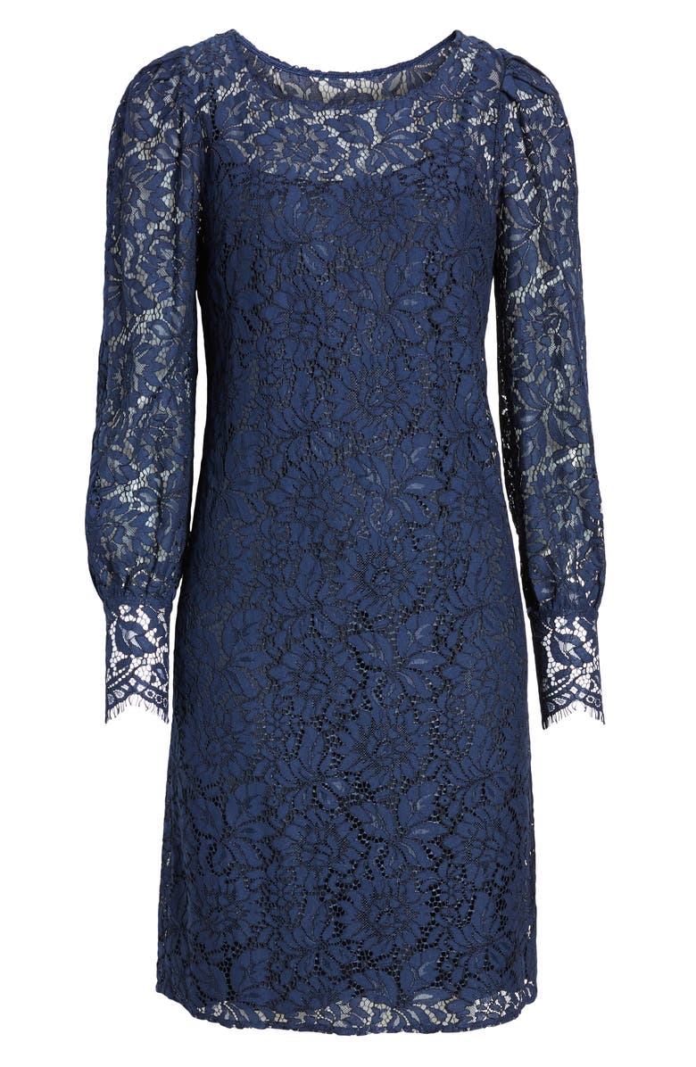 Rosemunde Tie Back Lace Dress, Alternate, color, 