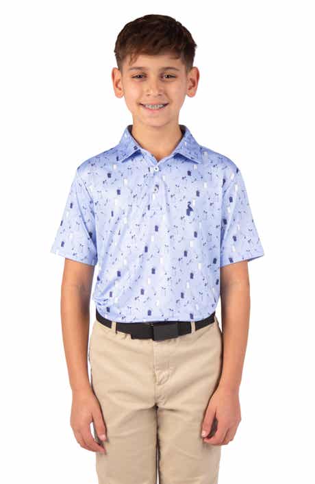 TailorByrd Kids' Golf Gear Performance Polo