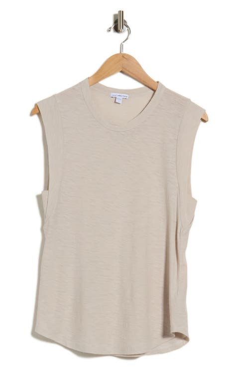 Curved Hem Muscle Tank