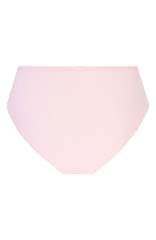 Hunkemoller Hunkemöller Diva Embroidered Briefs In Lilac