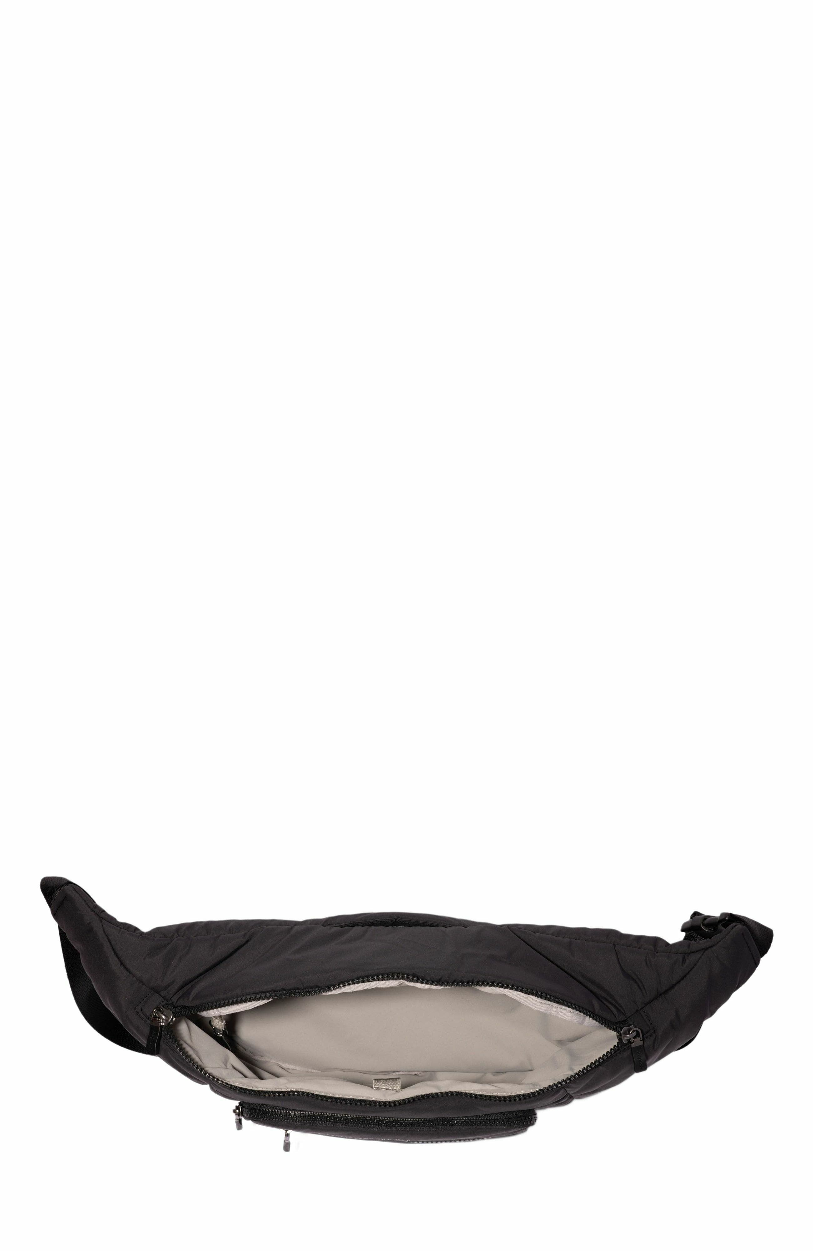 BAGGALLINI Oslo Sling Bag, Alternate, color, Black Puff