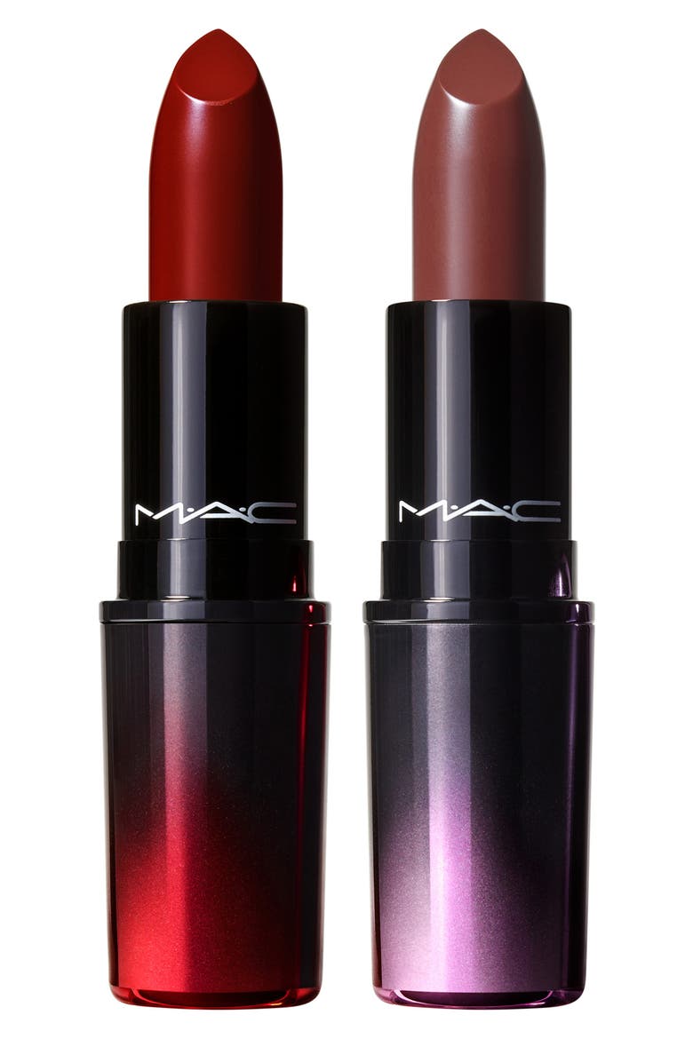 E for Effortless & Bated Breath Love Me Lipstick Set - Purchase with MAC Purchase, Main, color, NO COLOR