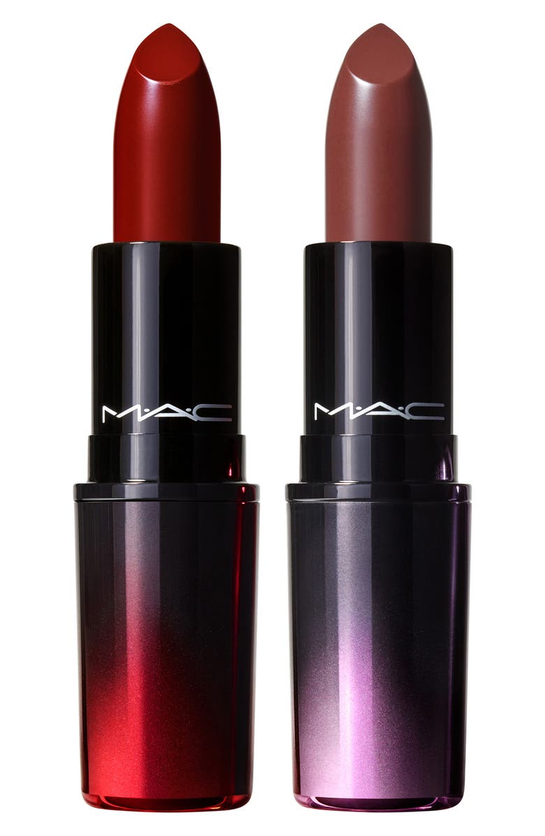 MAC Cosmetics E for Effortless & Bated Breath Love Me Lipstick Set - Purchase with MAC Purchase, Main, color, 
