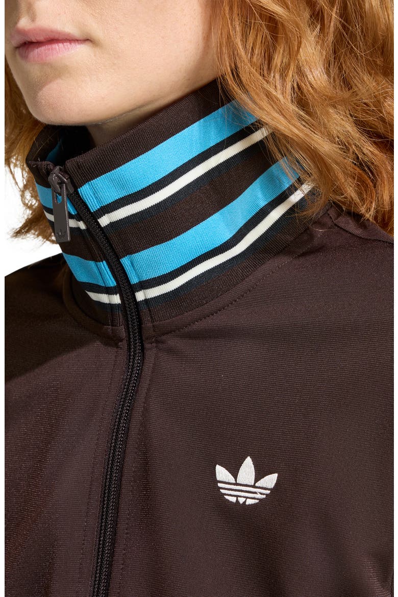 Vintage Track Jacket, Alternate, color, AURORA COFFEE/