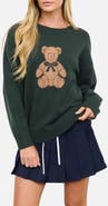 Blu Pepper Teddy Bear Pullover Sweater