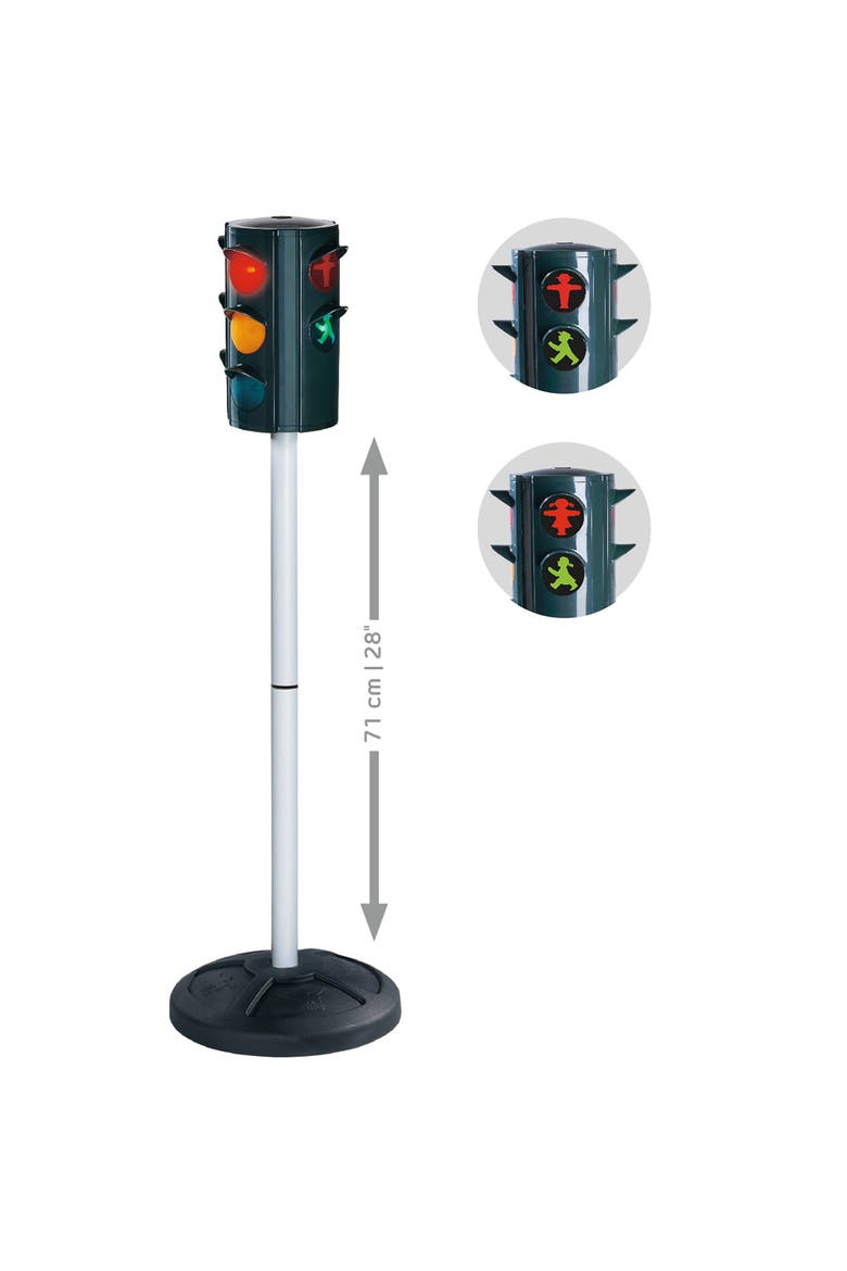 Traffic Stoplight Ampelmann, Realistic Light-Up Road Safety Toy, 28 Inch Stand, Alternate, color, Multicolored