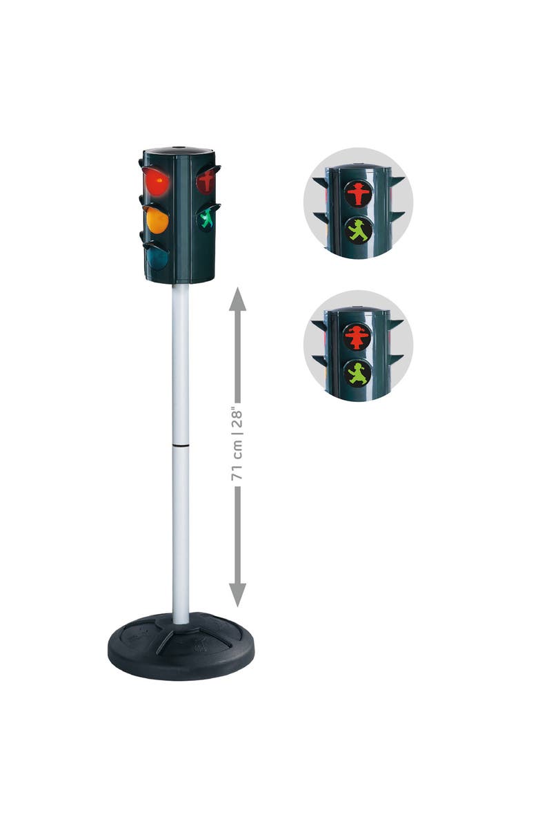 BIG Traffic Stoplight Ampelmann, Realistic Light-Up Road Safety Toy, 28 Inch Stand, Alternate, color, Multicolored
