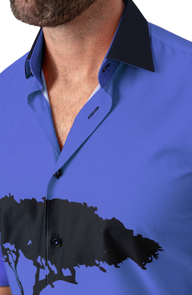 Maceoo Fibonacci Cotton Button-Up Shirt, Alternate, color, 