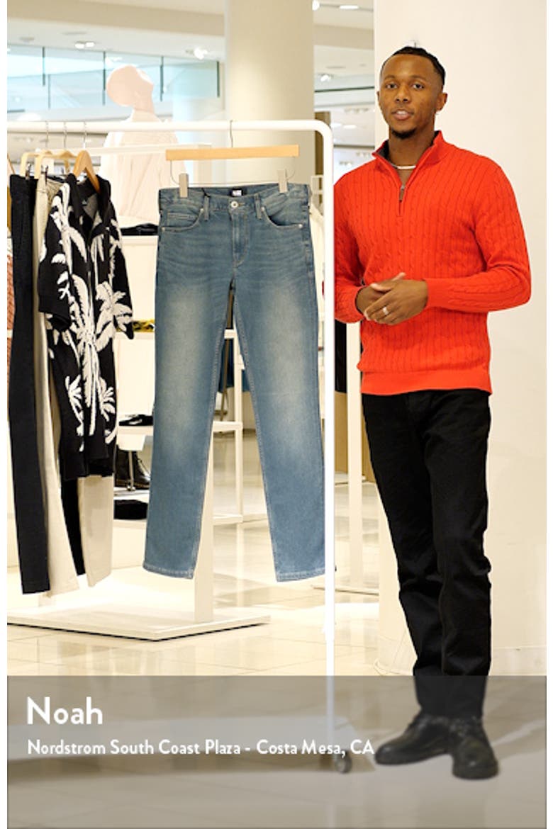 Transcend Lennox Slim Fit Jeans video