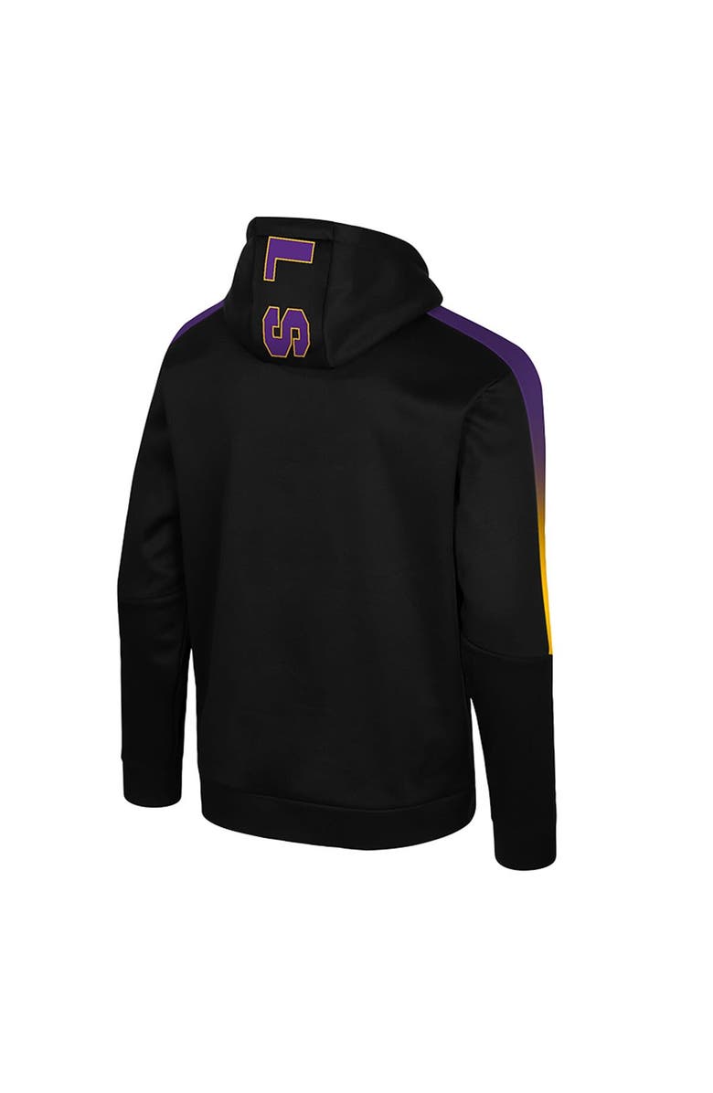 COLOSSEUM Men's Colosseum Black LSU Tigers The Gang Blackout Hoodie, Alternate, color, 