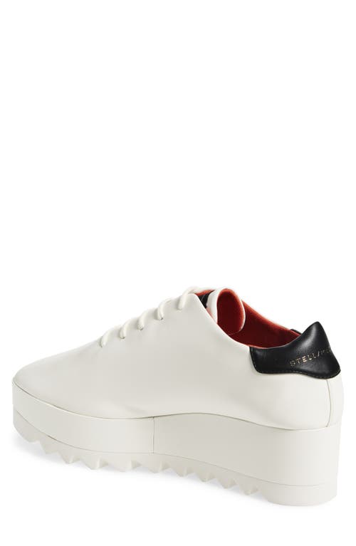 Stella Mccartney Sneakelyse Platform Sneaker In White