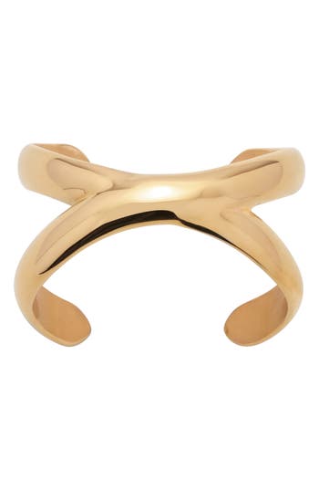 St. Moran Xenia X Cuff Bracelet In Gold