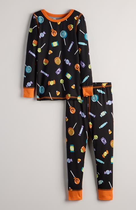 Kids' Print Fitted Two-Piece Pajamas