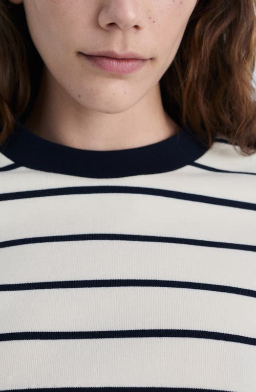 Mango Stripe Cotton T-shirt In Pattern