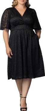 Kiyonna Fable Lace Cocktail Dress