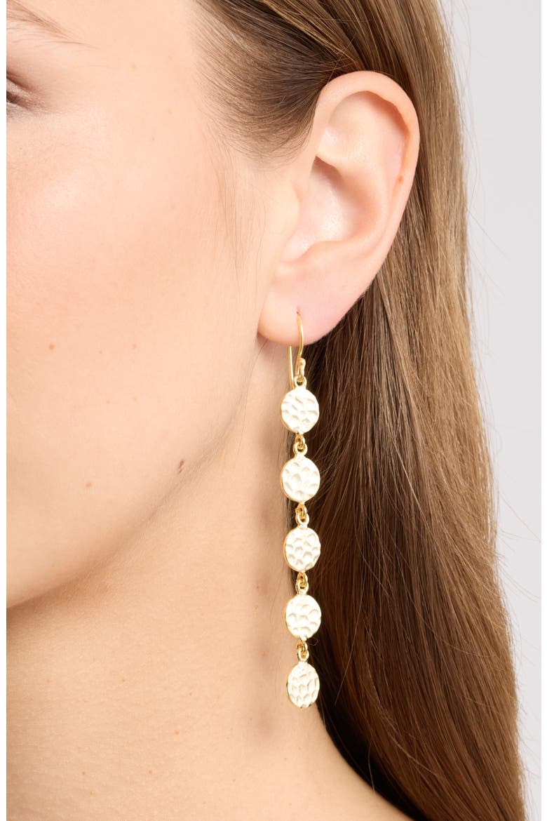 Jacqueline 18k Gold Vermeil Drop Earrings, Alternate, color, GOLD