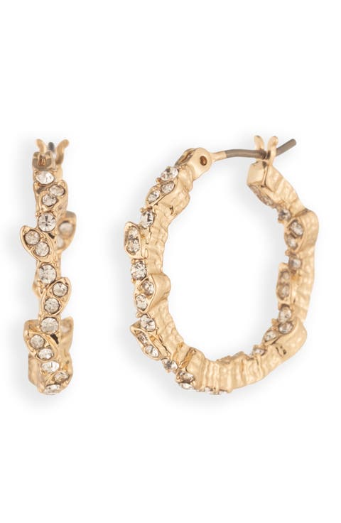 Vine Hoop Earrings