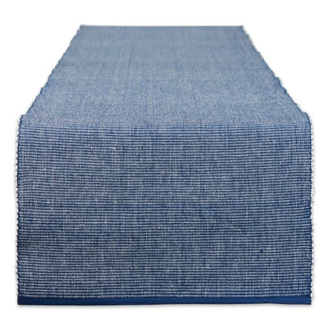 Two Tone Ribbed Table Runner